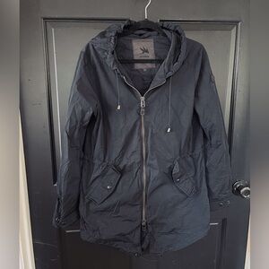 Spiewak black longline rain jacket